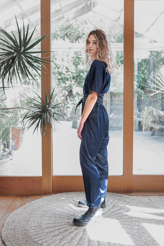 Image Title Silk Crepe De Chine Snooze Track Pants